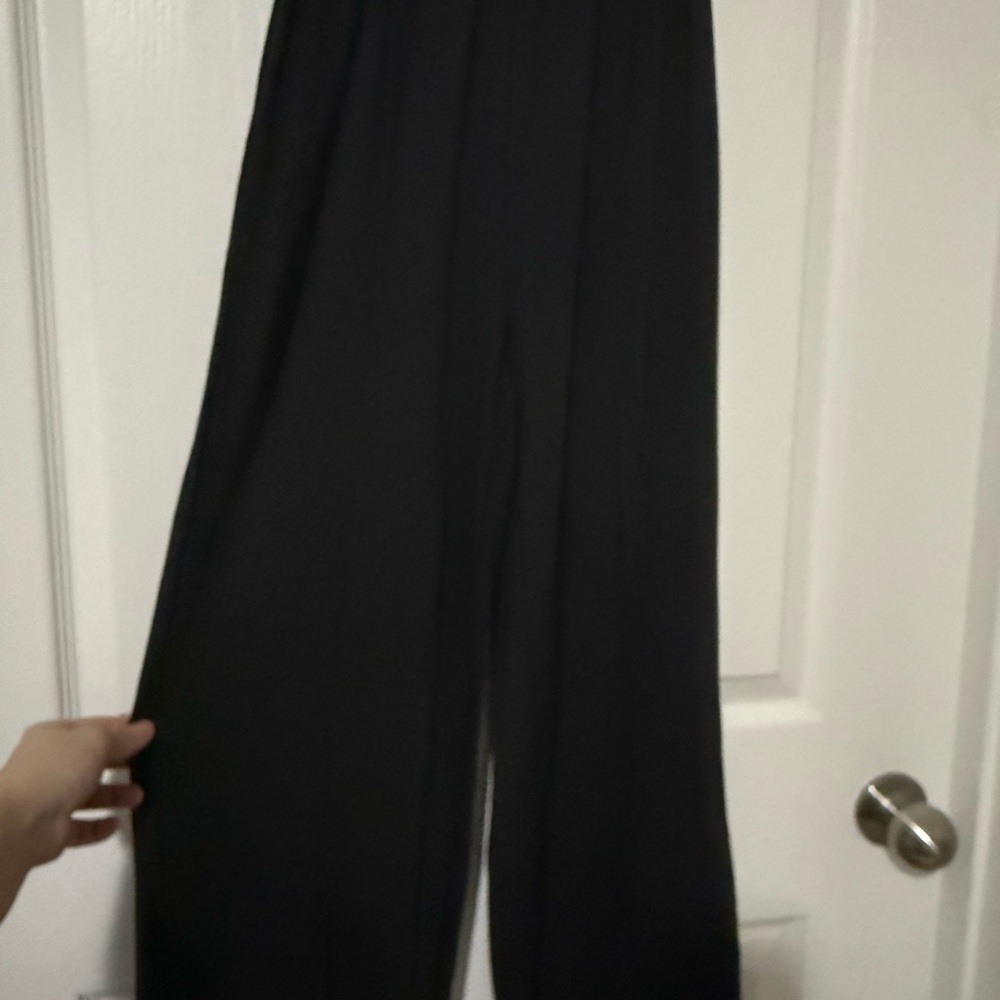 SHEIN Black Wide Leg Jumpsuit